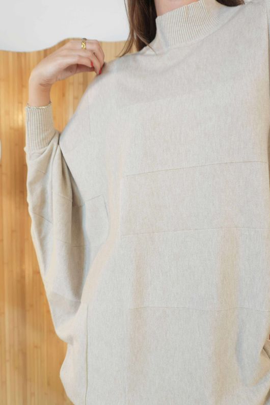 Maggie Batwing Knit Oatmeal